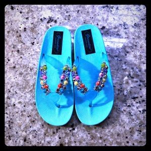 Grandco Rhinestone Flip Flop